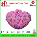 2015 Fashion newest design heart shape silicone pochi purse wallet